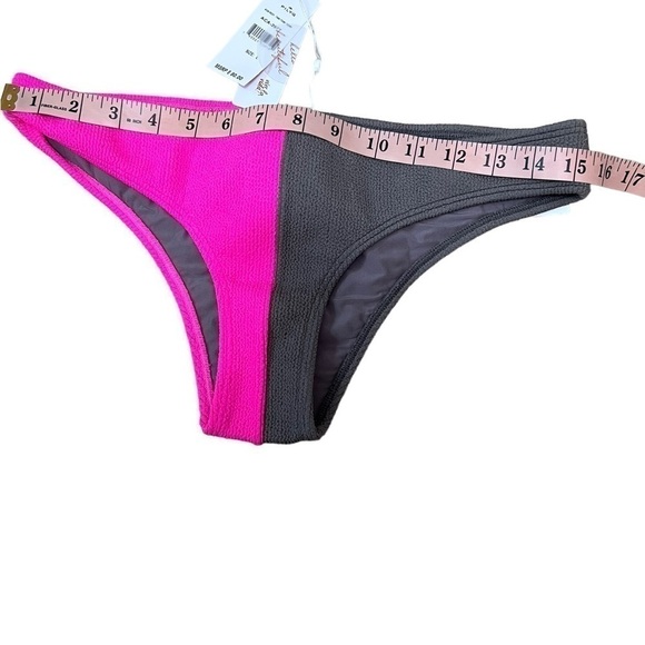 PILYQ Acai Reef Two Toned Teeny Bikini Bottom - Picture 5 of 7